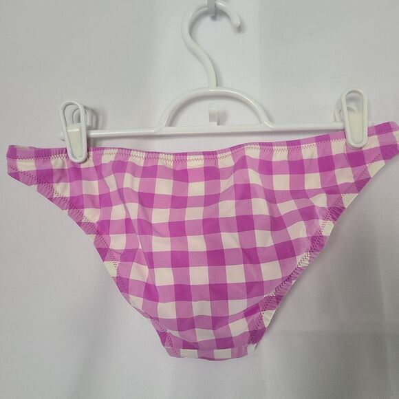 J. Crew Low rider Bikini Bottoms in Matte Gingham - Picture 2 of 6